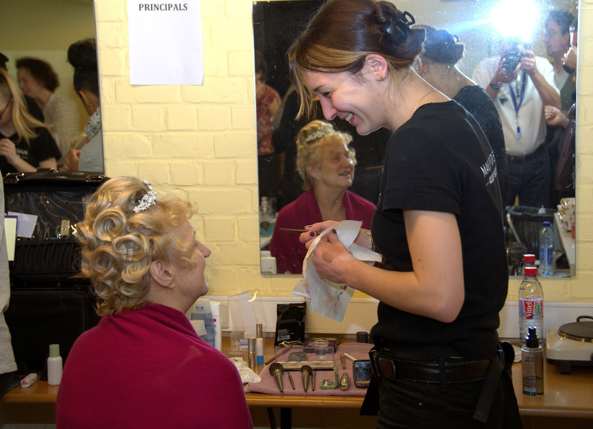 Backstage bei "My Fair Lady"