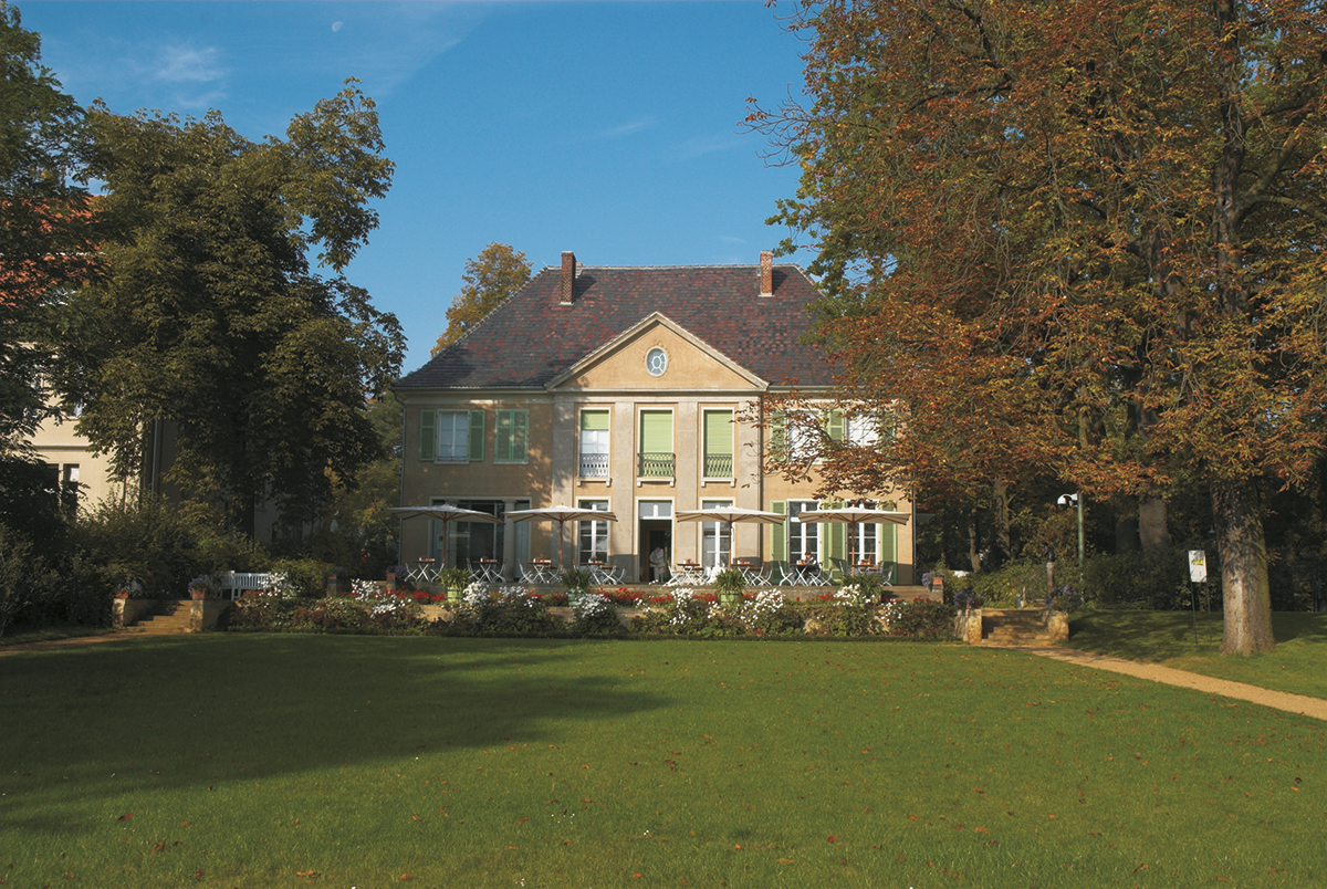 Blick auf die Liebermann-Villa vom Wannsee aus