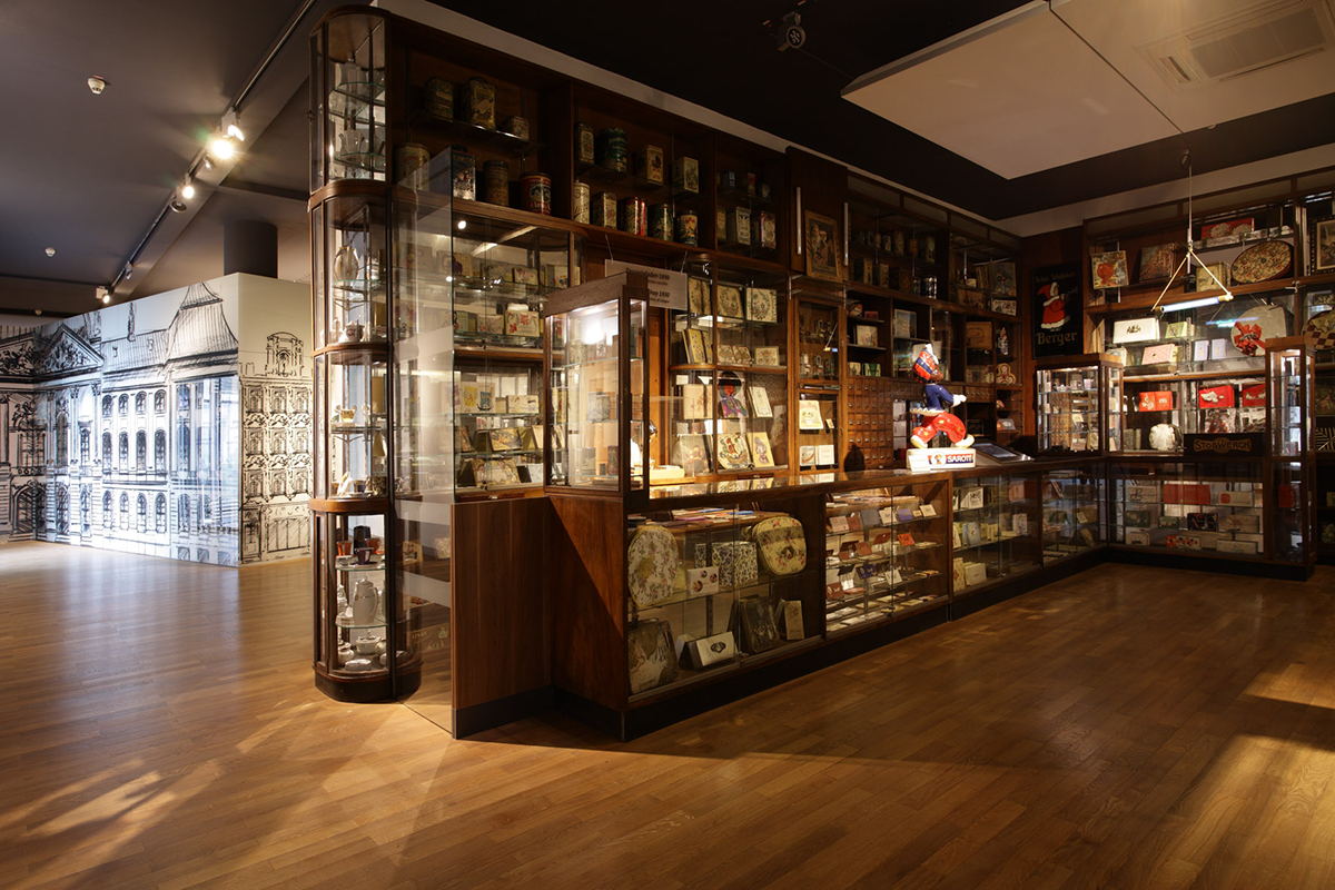Historische Ladeneinrichtung im Schokoladenmusem Köln